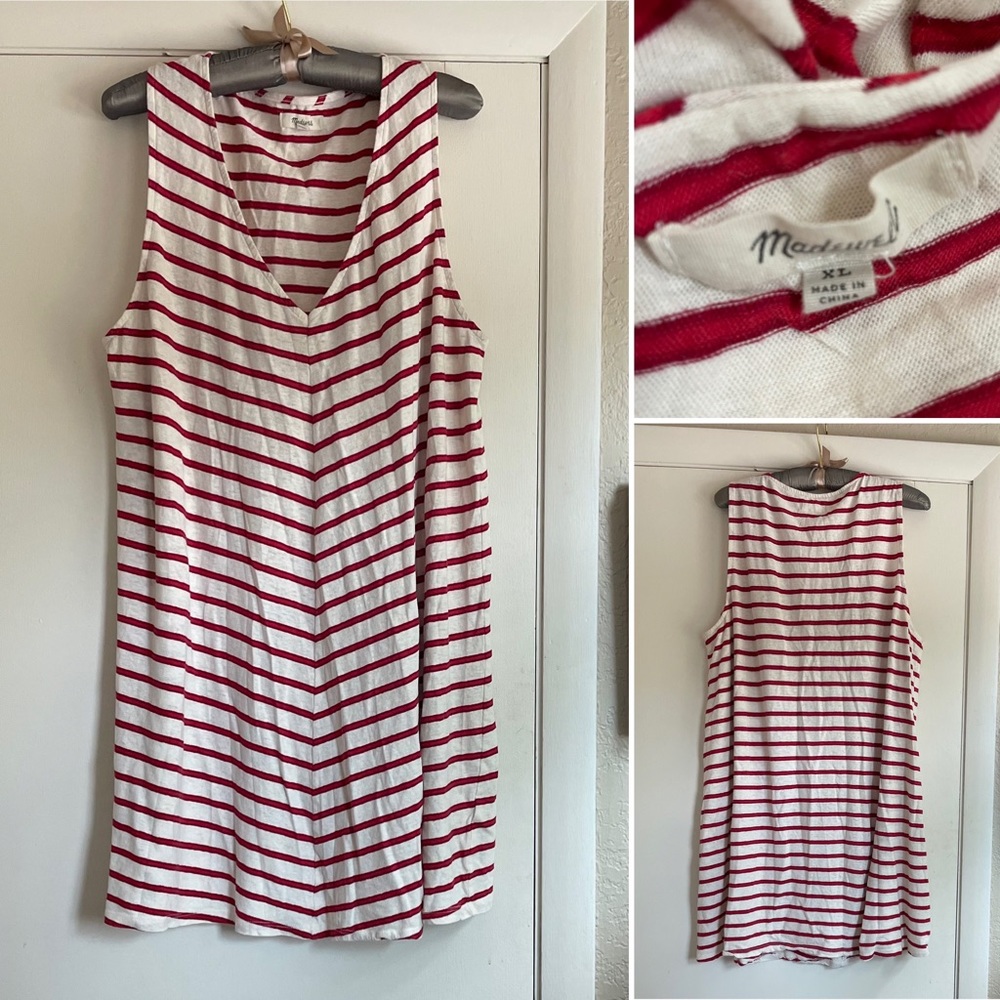Madewell sleeveless jersey dress